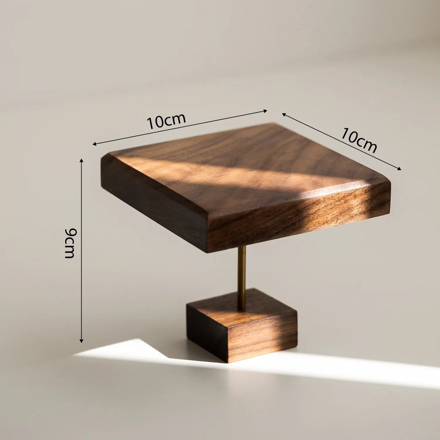 Wooden Earring & Bracelet Display Stand, Solid Wood Jewelry Storage Tray, Decorative Desktop Organizer & Photo Prop