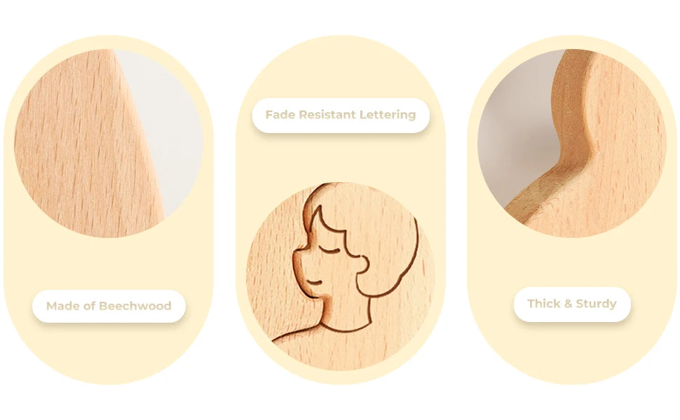 Wooden Family Puzzle Personalized Puzzles 2-5Names Birthday Anniversary Wedding Gifts for Women Men Customized Home Decor