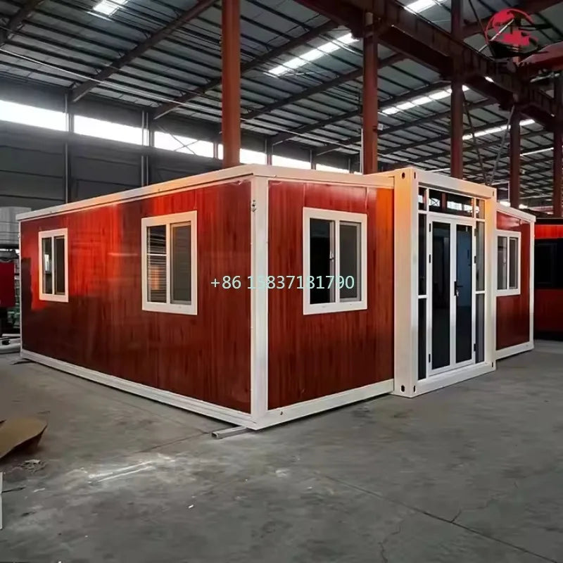Eco Friendly Container House Folding House Mobile Portable Expandable Tiny Home Container House with Solar Panels Netherlands