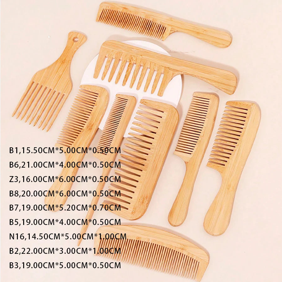Bamboo comb, naturally anti-static