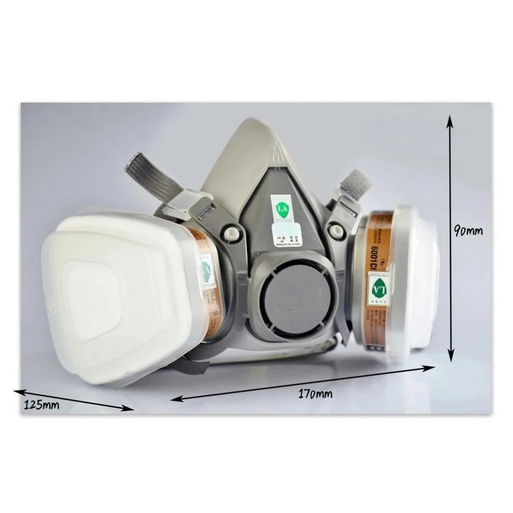 Organic Vapor Full Face  Gas Mask Respirator Mask Paint Pesticide Chemical Formaldehyde Respiratory Professional Protection