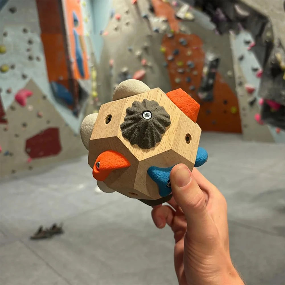 Hot Handcrafted Boulder Block Wood For Enhancing Manipulative Ability Build Strength and Precision Solid 10cm Wooden Boul