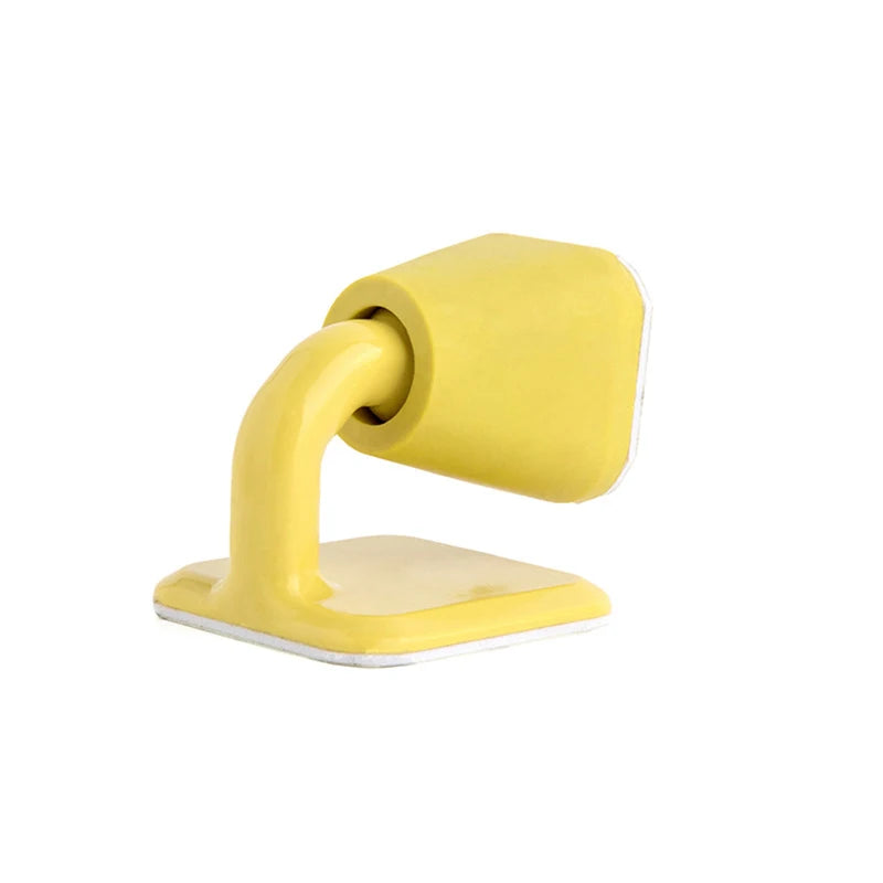 Mute Silicone Door Stopper Self Adhesive Door Stops Door Wall Buffer Protector Safety Tool Bumper Door Pads Door Rear Retainer