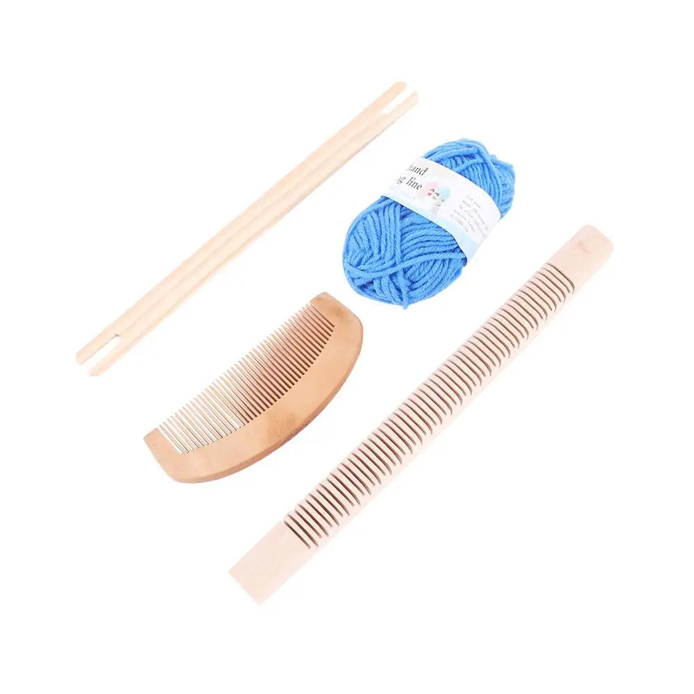 Wooden Durable For Children  Girl Craft Household DIY Knitted  Weaving Loom Knitting Machine Handcraft