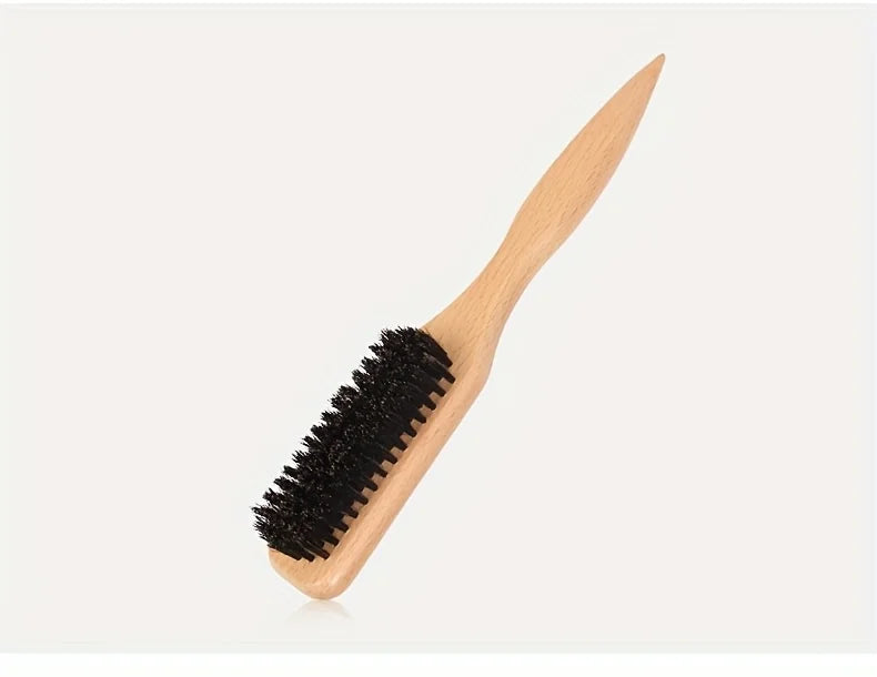 Bamboo Handle Wild Boar Bristle Brush–Anti-static,Detangling,Styling Comb for Smooth,Voluminous Hair–Unisex,Scalp Massage Brush