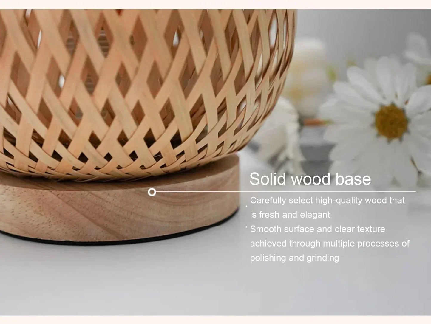Bamboo Woven lamp Simple Bedroom Study Table Lamp Bedside Table Lamp Bamboo art Warm Decoration Desktop Decoration Table Lamp