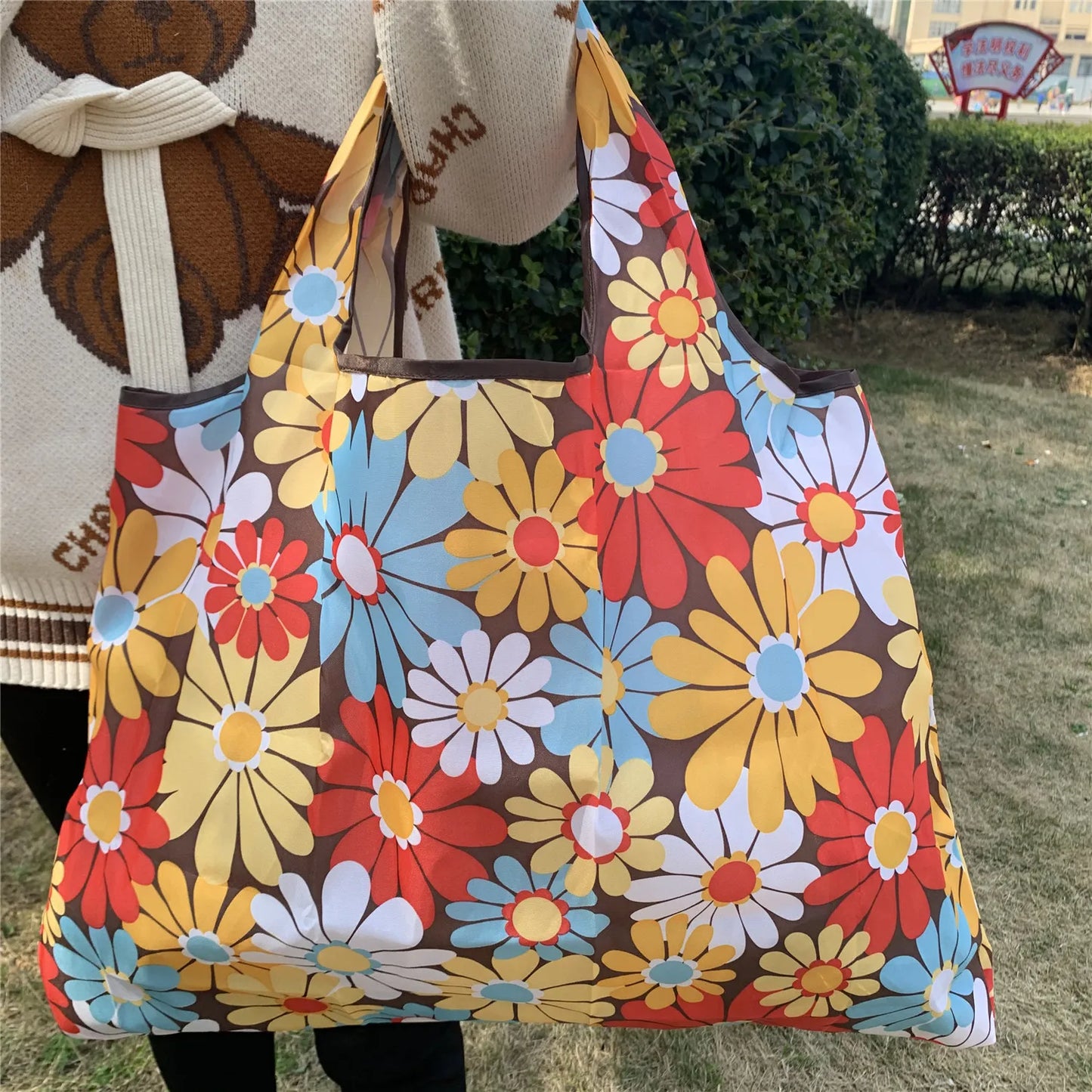58X53X40cm foldable eco-bag Oxford cloth eco-friendly shopping bag portable bag large supermarket grocery bag case