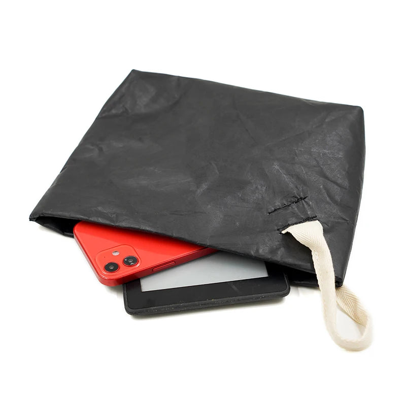 Eco - conscious & Fashion Cosmetic Bag Lightweight Durable Retro Paper Makeup Bag A Good Travel Companion