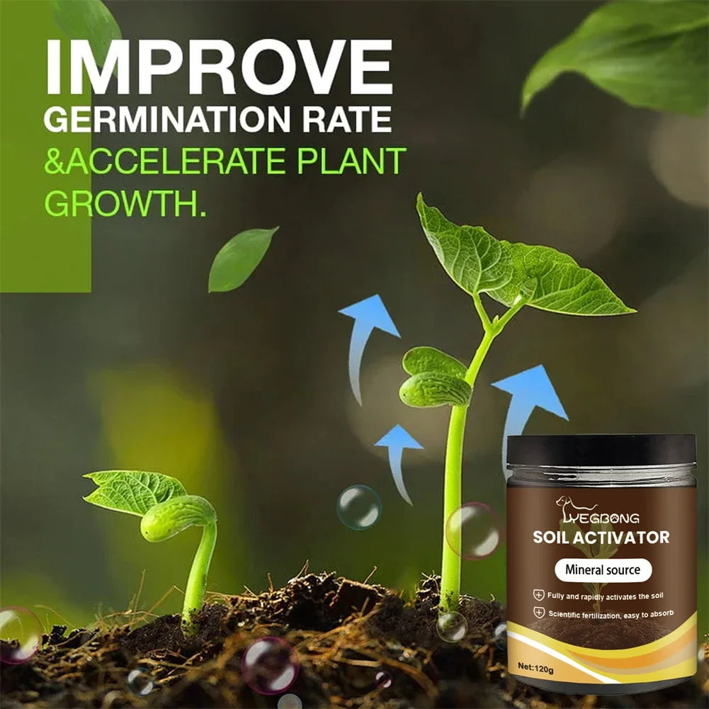 Organic-Plant Nutrient Supplement for Gardening,Soil-Activator for Plant Growth & Root Development,Revitalize Soils,Boost Growth