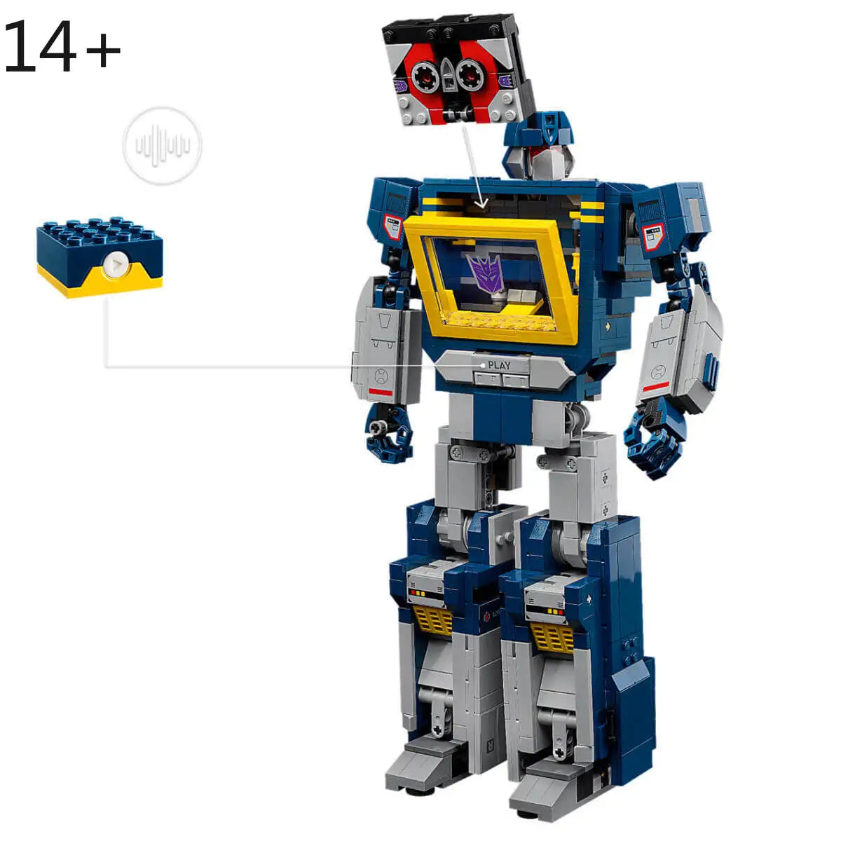 2026 Christmas Promotional 10358 Robot Soundwave Building Blocks Assembly Brick Model Toys for Boy Kids Birthday Gift