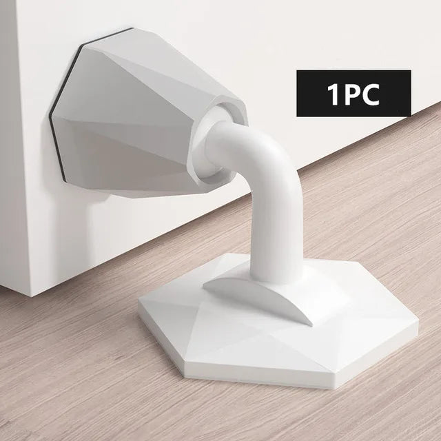 Mute Silicone Door Stopper Self Adhesive Door Stops Door Wall Buffer Protector Safety Tool Bumper Door Pads Door Rear Retainer