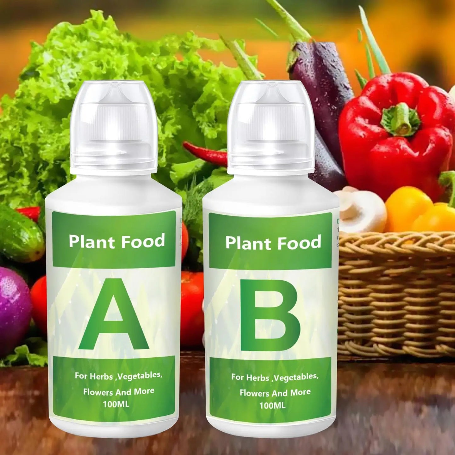 Hydroponic Nutrient Solution Organic Plant Food Organic Plant Food A & B Liquid Hydroponics Fertilizer Hydroponic Nutrients