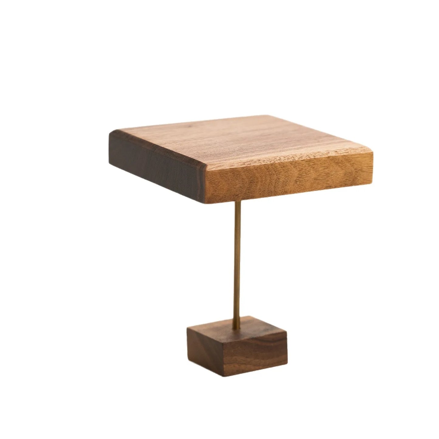 Wooden Earring & Bracelet Display Stand, Solid Wood Jewelry Storage Tray, Decorative Desktop Organizer & Photo Prop
