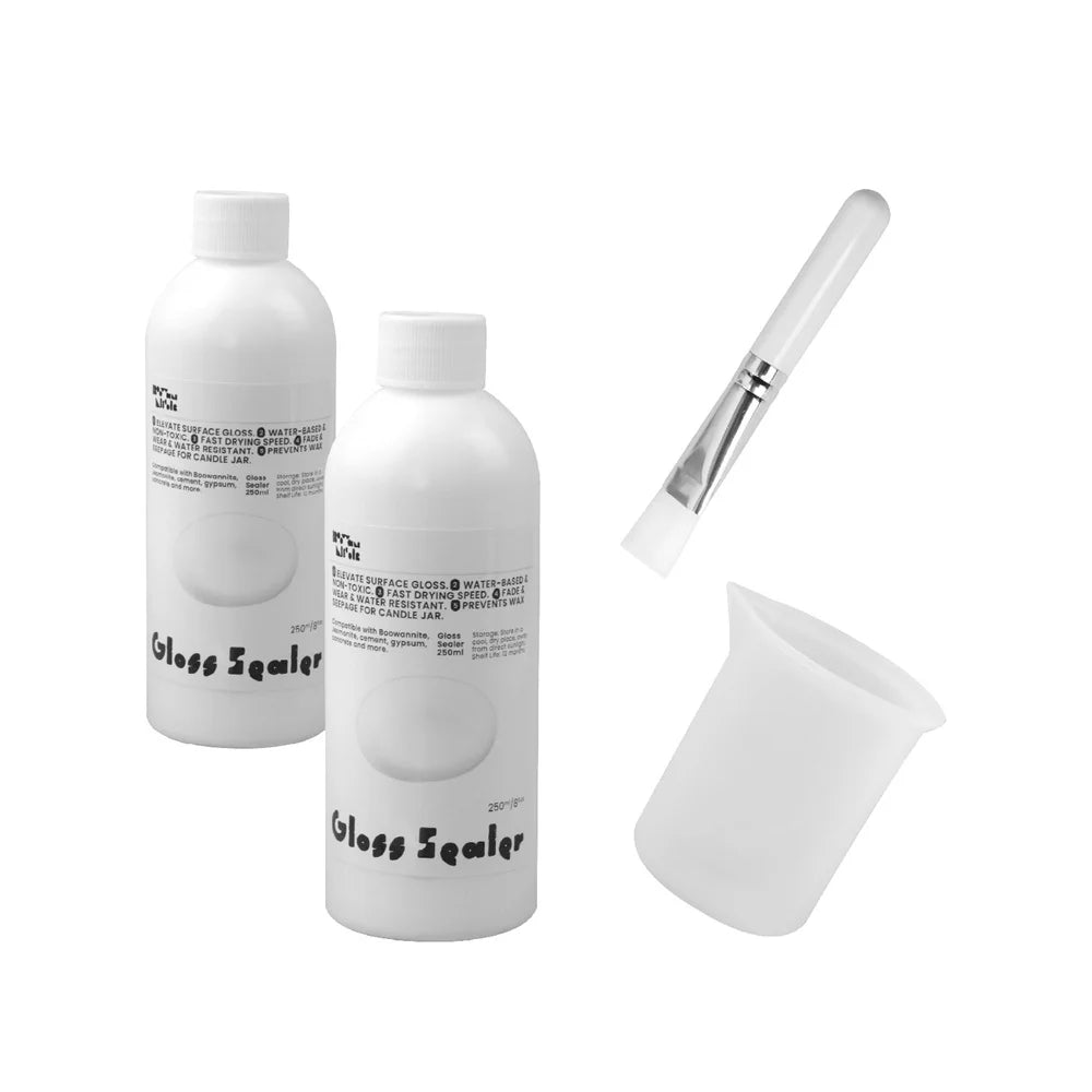 Glitter Acrylic Gloss Sealer Varnish Eco-friendly for Jesmonite Concrete Plaster Eco-friendly Acrylic Sealer Gloss Finish