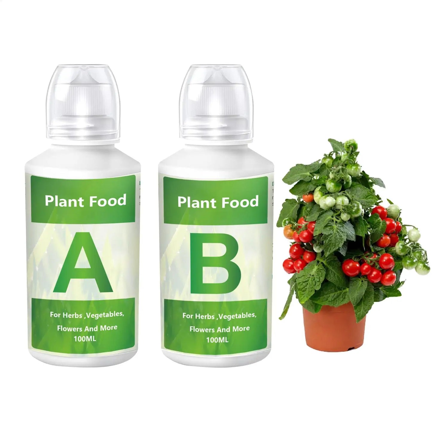 Hydroponic Nutrients Fertilizer A and B Solution Set Hydroponic Garden Plant Food Plants absorb better Flowers Nutrients