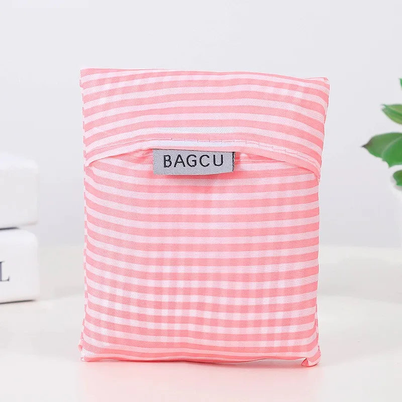 Reusable Foldable Supermarket Shop Large Folding Shopping Bag Easy to Carry Eco-friendly Big Capacity Eco Storage Handbag