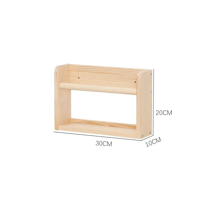 Wood Nursery Book Shelf Wall Mounted,Floating Bookshelf for Kids Room,Toys and Books Storage Organizer Bookshelves for Bedroom