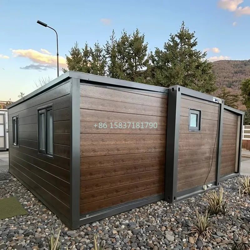 Eco Friendly Container House Folding House Mobile Portable Expandable Tiny Home Container House with Solar Panels Netherlands