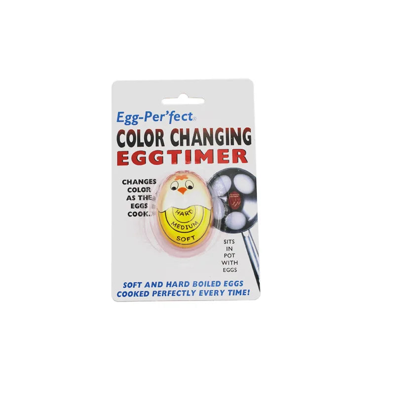 Eco-Friendly Resin Red Eggs Timer Egg Timer Resin Boiled Egg Cooker Color Changing Cooking Temperature Observer Kitchen Tool