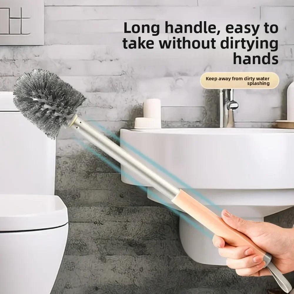 1PC Toilet Brush Set Wall Mount with Holder Long Handle Flexible Cleaning Tool for Bathroom Home Essentials Brosse Toilette