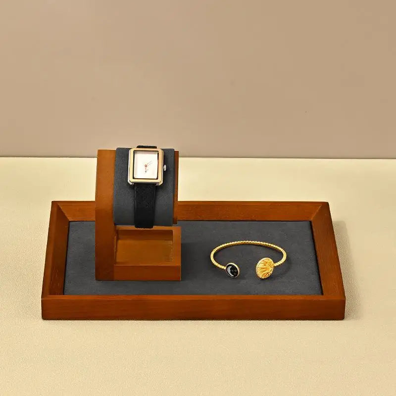 Wooden Watch Storage Racks, High-End Wristwatch Display Stand, Watch Bracelet, Bracelet And Wristband Display Props