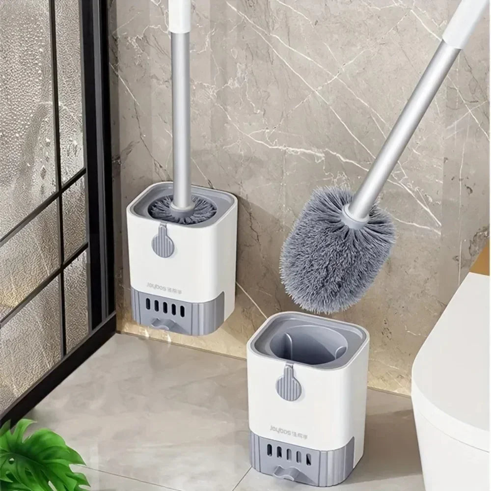 1PC Toilet Brush Set Wall Mount with Holder Long Handle Flexible Cleaning Tool for Bathroom Home Essentials Brosse Toilette