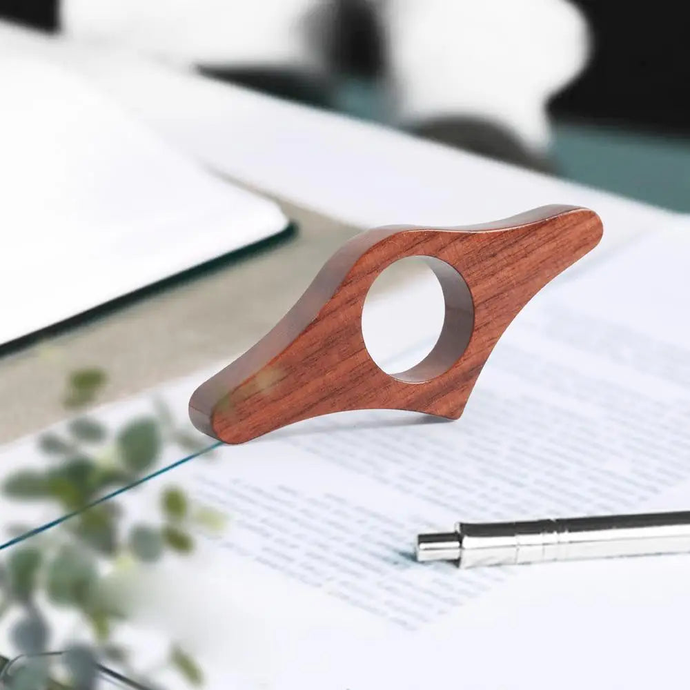 Wooden Thumb Bookmark Thumb Book Page Support Wooden Book Finger Page Holder Reading Aids Book Accessories Tools For Reading