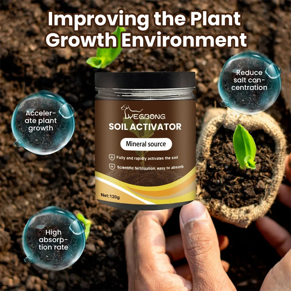Organic-Plant Nutrient Supplement for Gardening,Soil-Activator for Plant Growth & Root Development,Revitalize Soils,Boost Growth