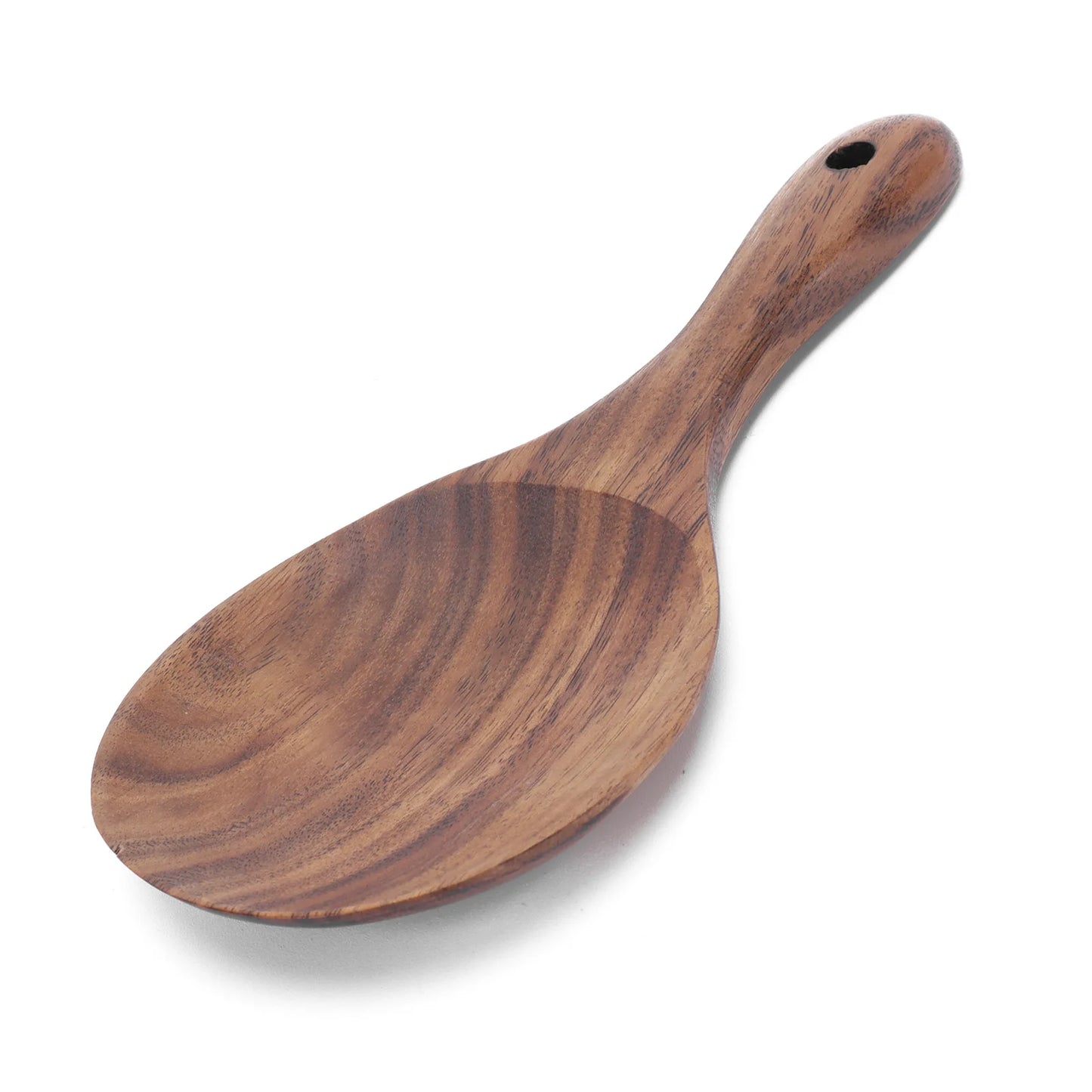Wood Rice Spoon Rice Paddle Scoop Wooden Kitchen Spoon Ladle Tablespoon Big Serving Spoon Wooden Kitchen Utensils Tableware