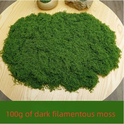 30/50/100g Artificial Green Plants Moss Grass Home Living Room Garden Decoration Mini Landscape Fake Flower DIY Crafts