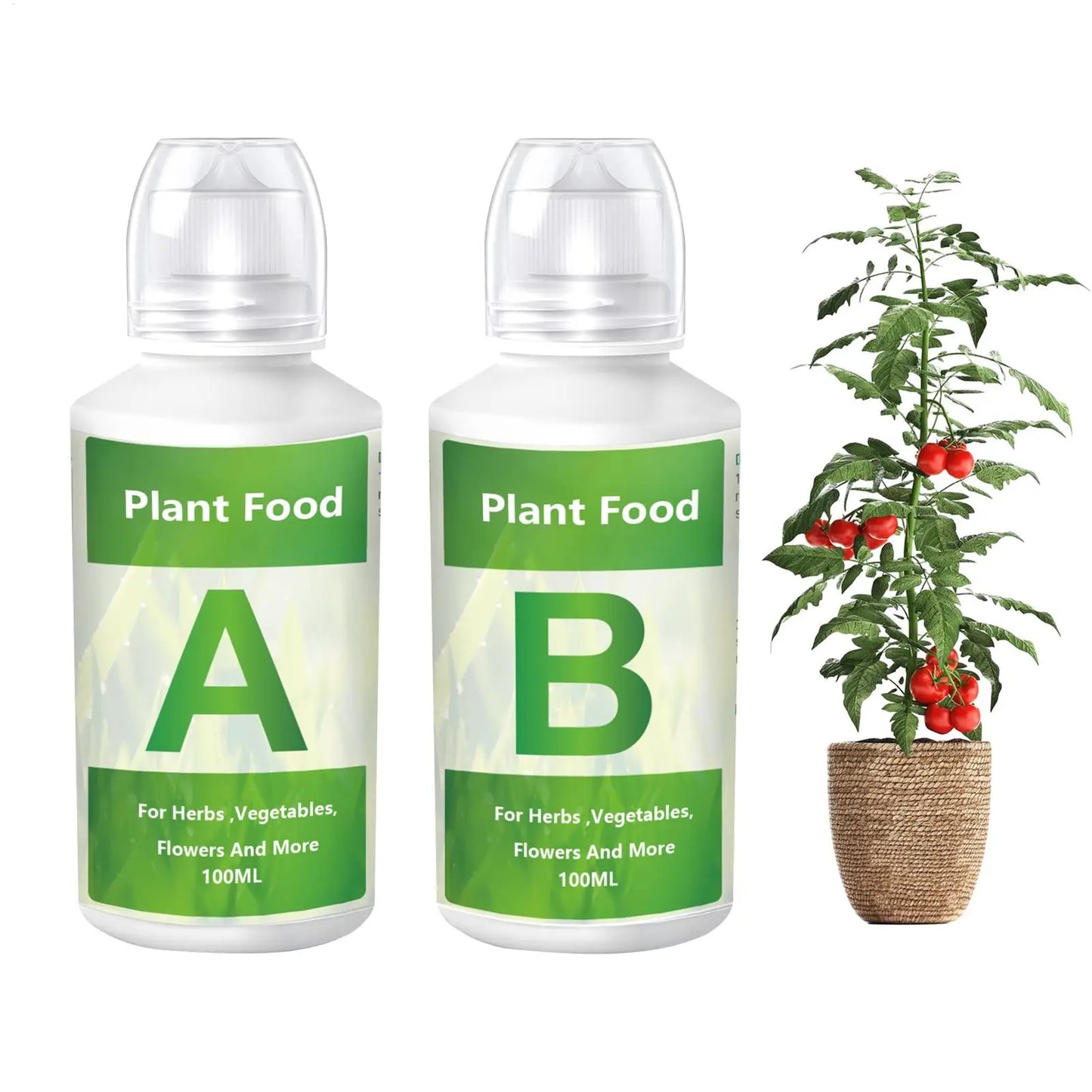 Hydroponic Nutrient Solution Organic Plant Food Organic Plant Food A & B Liquid Hydroponics Fertilizer Hydroponic Nutrients