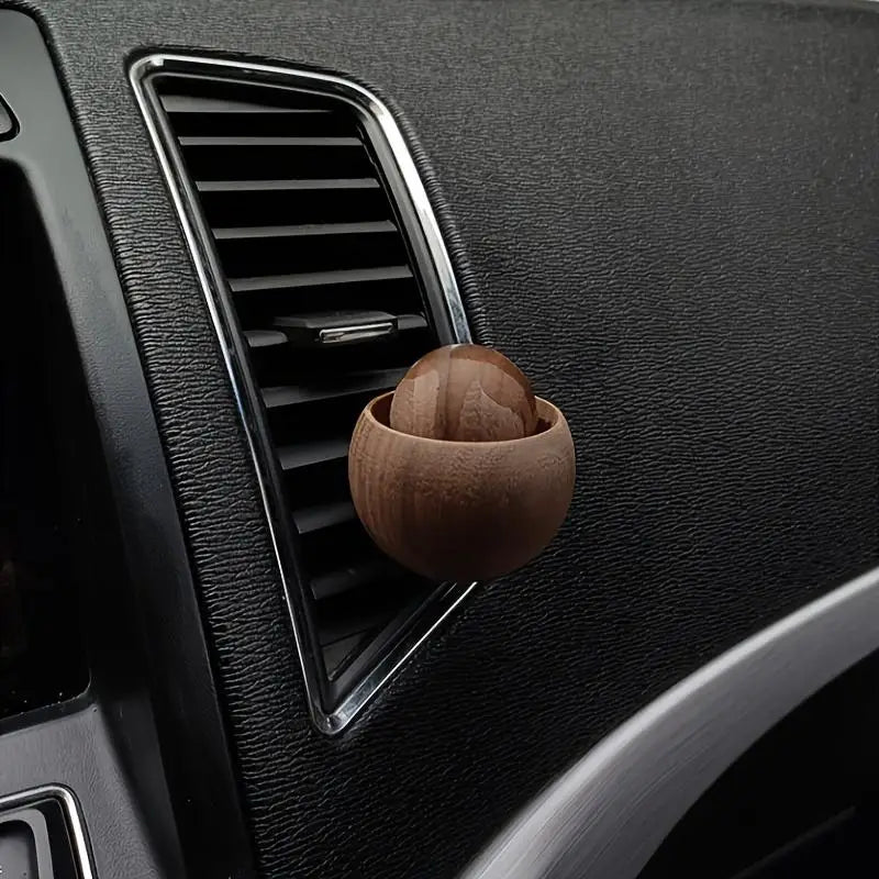 Wooden Car & Home Essential Oil Diffuser - Made Of Wood Natural Fragrance Diffuser Suitable For Bedroom Living Room Auto Decor