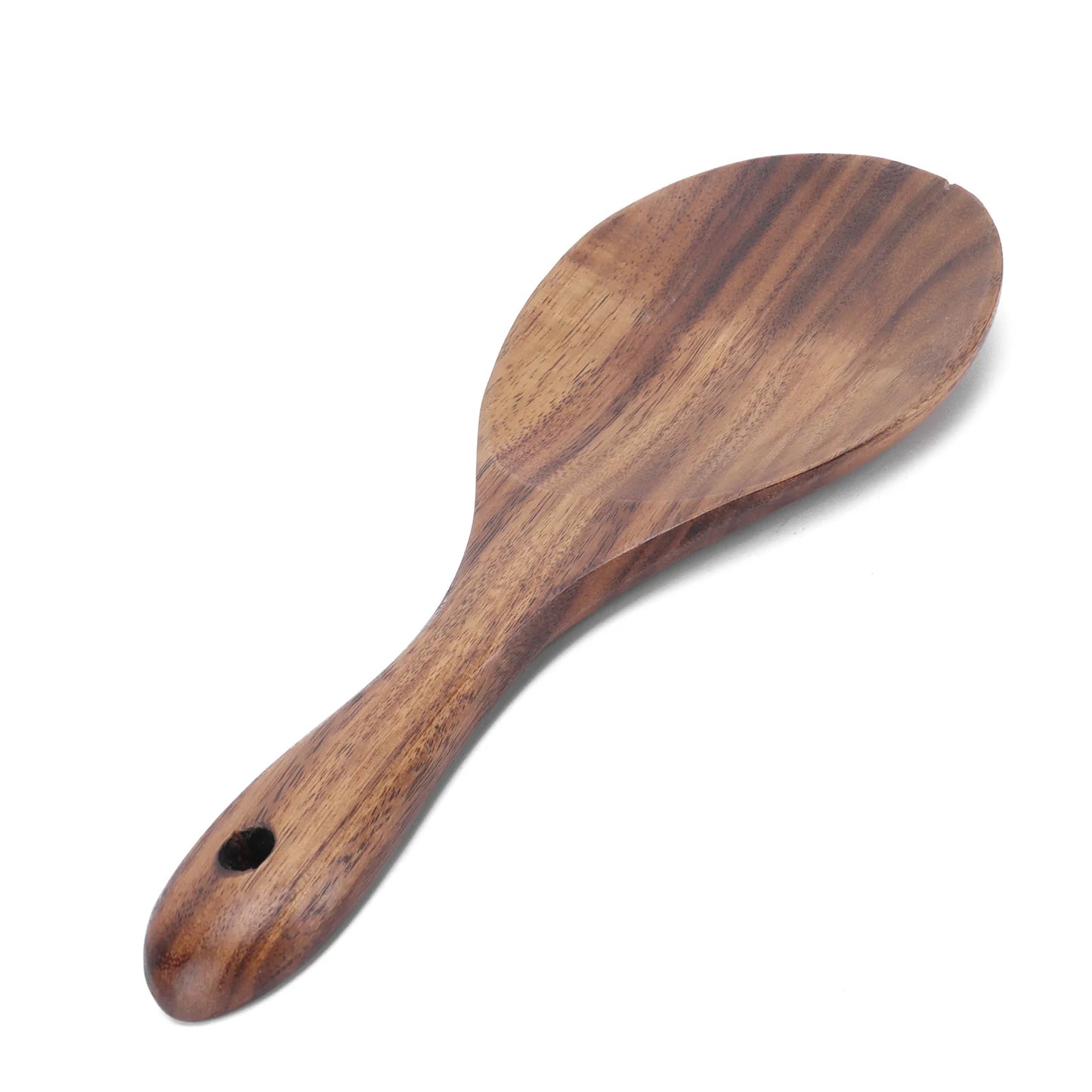 Wood Rice Spoon Rice Paddle Scoop Wooden Kitchen Spoon Ladle Tablespoon Big Serving Spoon Wooden Kitchen Utensils Tableware