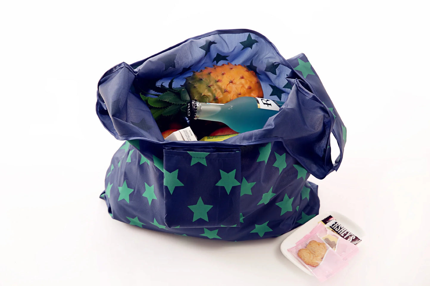 Reusable Foldable Supermarket Shop Large Folding Shopping Bag Easy to Carry Eco-friendly Big Capacity Eco Storage Handbag