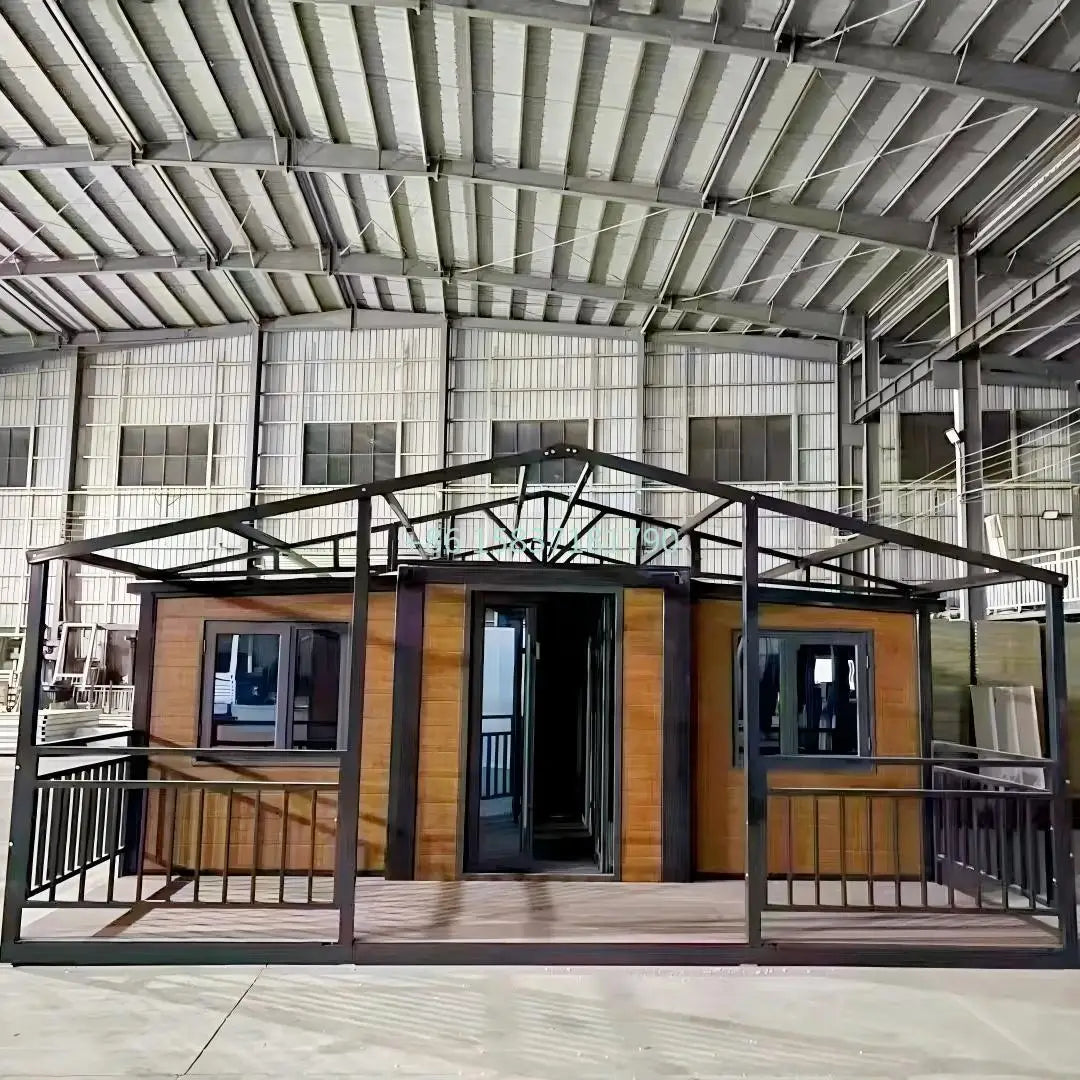 Eco Friendly Container House Folding House Mobile Portable Expandable Tiny Home Container House with Solar Panels Netherlands