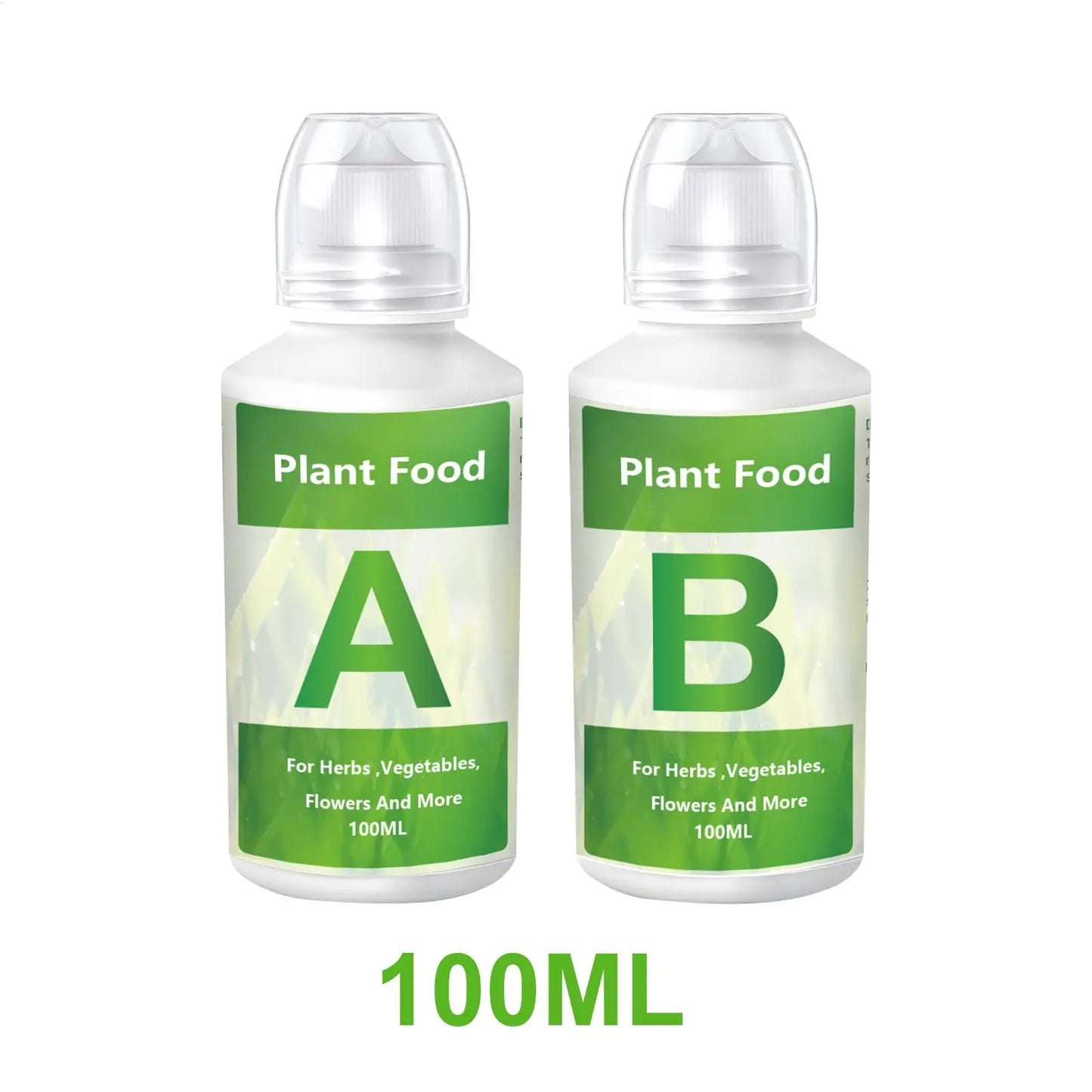 Hydroponic Nutrients Fertilizer A and B Solution Set Hydroponic Garden Plant Food Plants absorb better Flowers Nutrients