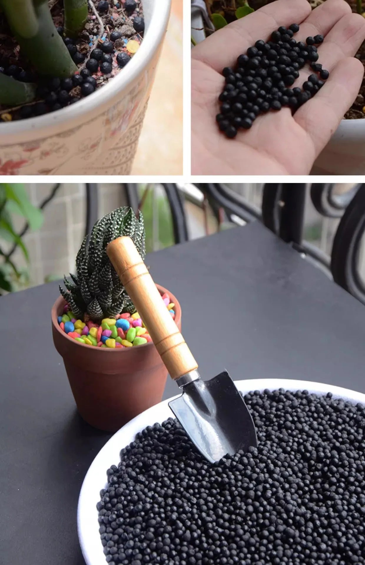 Organic fertilizer Flower fertilizer Flower balcony Indoor flower growing Vegetable potted slow release horticultural fertilizer