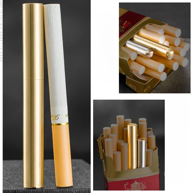 Creative Unusual Copper Kerosenei Lighter Nunchaku Retro Grinding Wheel Lighter Foldable Portable Men's Exquisite Gift