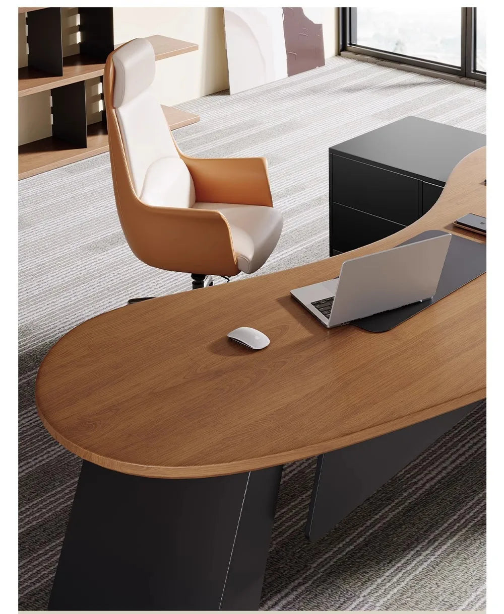 Wooden Study Office Desk Modern Computer Gaming Standing Long Executive Office Desk Luxury Escritorio Oficina Home Products