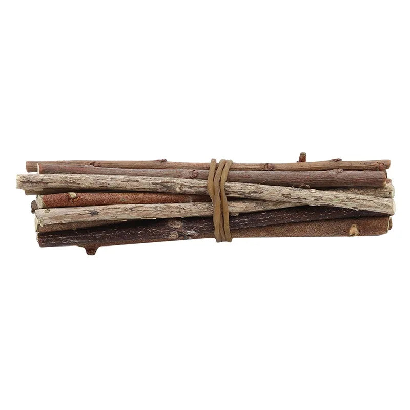 20/40/60PCS Wood Sticks for Crafts Wood Log Sticks Natural Mini Twigs Sticks for Photo Props DIY Crafts Home Decorations