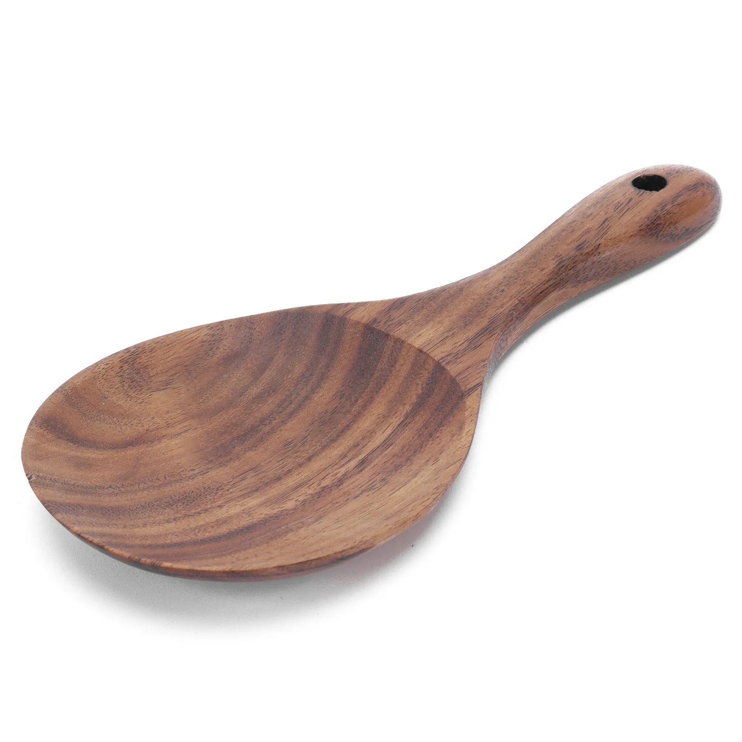 Wood Rice Spoon Rice Paddle Scoop Wooden Kitchen Spoon Ladle Tablespoon Big Serving Spoon Wooden Kitchen Utensils Tableware