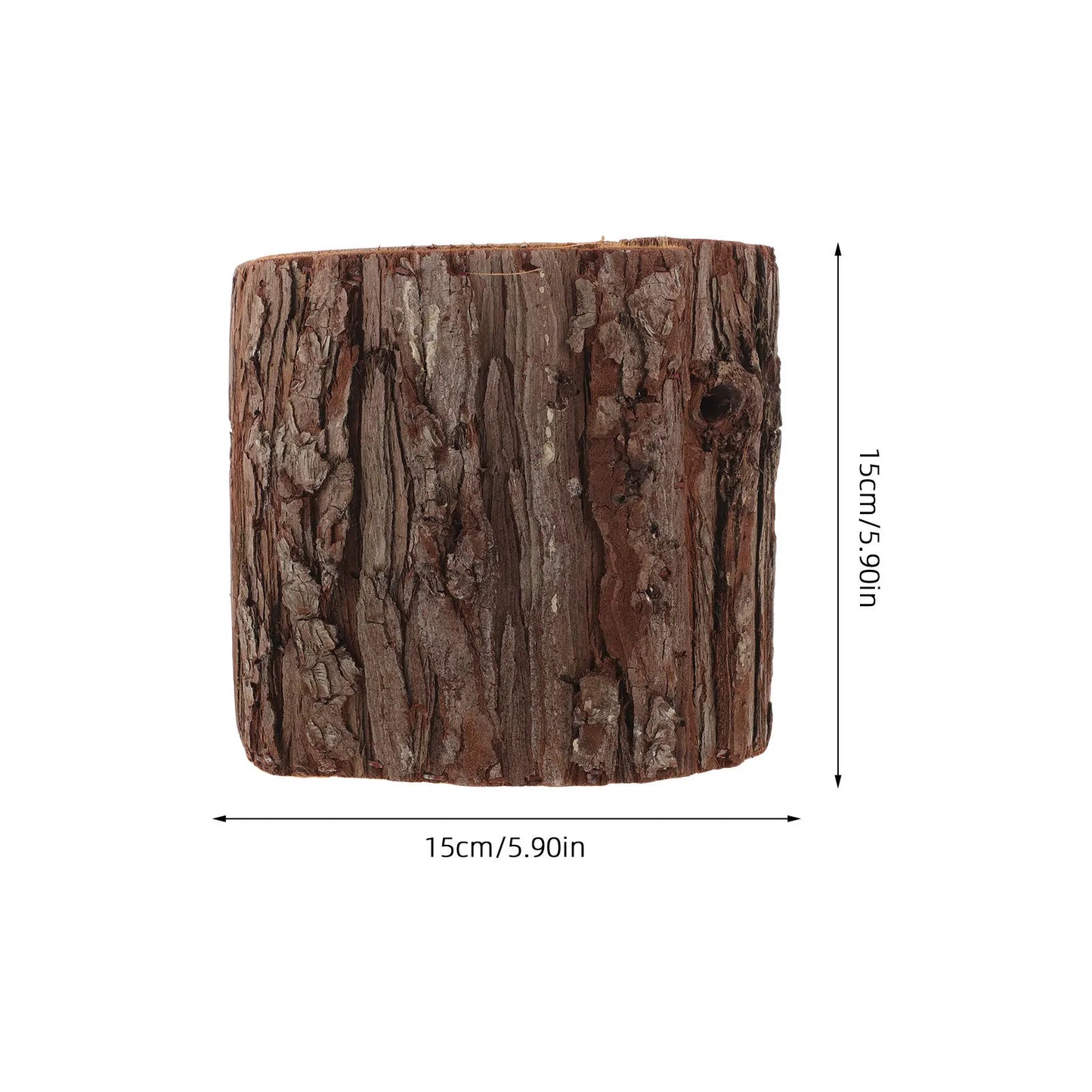 Wood Stump Decor Realistic Trees Trunk Table Centerpiece Farmhouse Rustic Home Wedding Aisle Marker Lightweight Durable