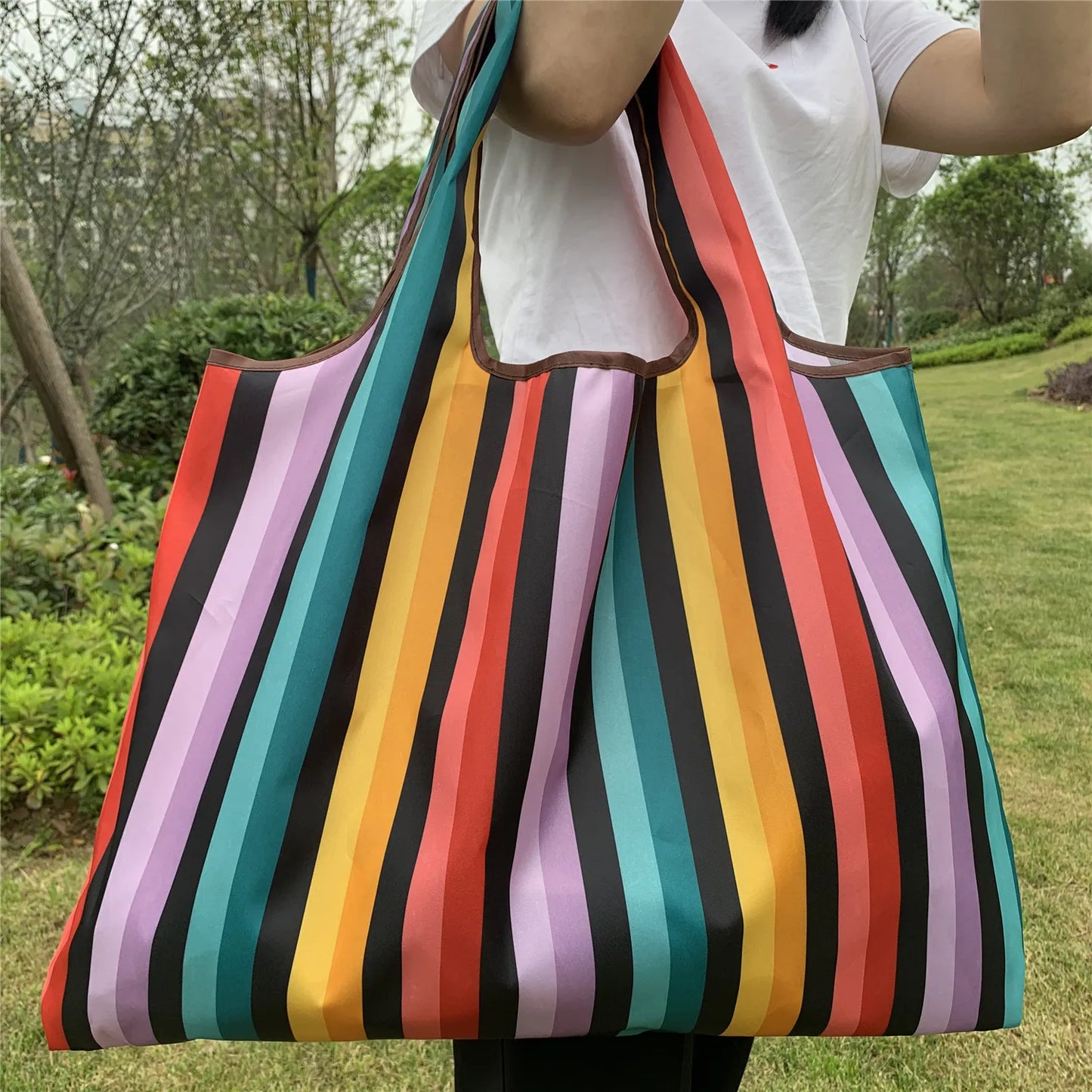 58X53X40cm foldable eco-bag Oxford cloth eco-friendly shopping bag portable bag large supermarket grocery bag case