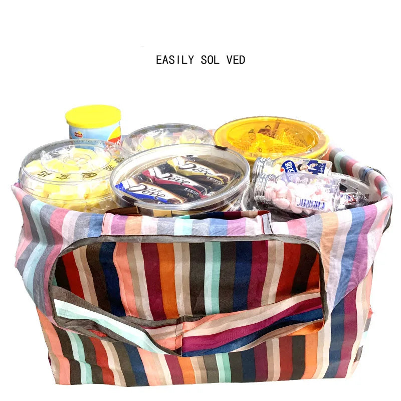 58X53X40cm foldable eco-bag Oxford cloth eco-friendly shopping bag portable bag large supermarket grocery bag case