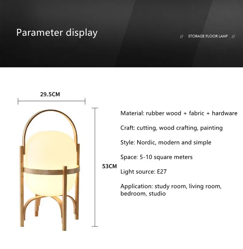 Wood Led Table Lamp Minimalist Glass Lampshade Study Bedroom Bedside Lamp Living Room Reading Home Deco Standing Lamp