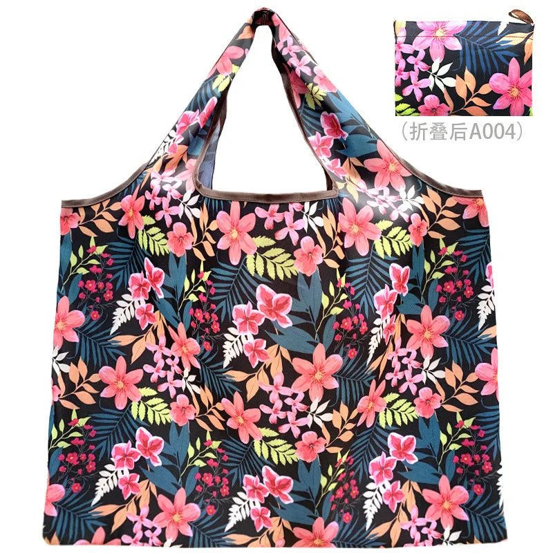 58X53X40cm foldable eco-bag Oxford cloth eco-friendly shopping bag portable bag large supermarket grocery bag case