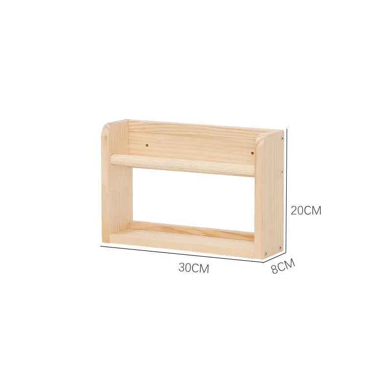 Wood Nursery Book Shelf Wall Mounted,Floating Bookshelf for Kids Room,Toys and Books Storage Organizer Bookshelves for Bedroom