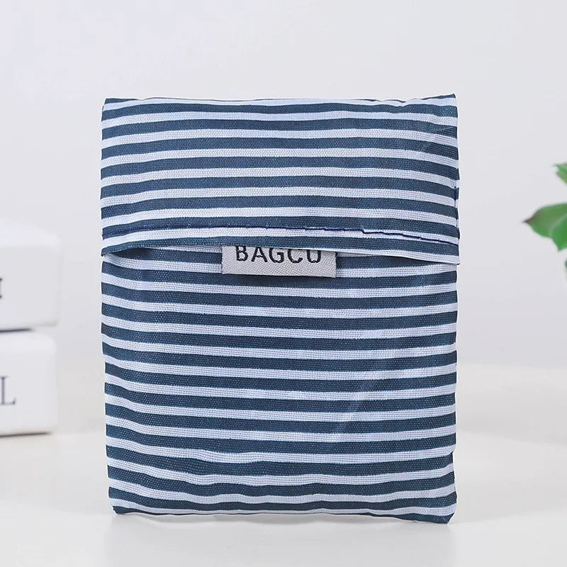 Reusable Foldable Supermarket Shop Large Folding Shopping Bag Easy to Carry Eco-friendly Big Capacity Eco Storage Handbag