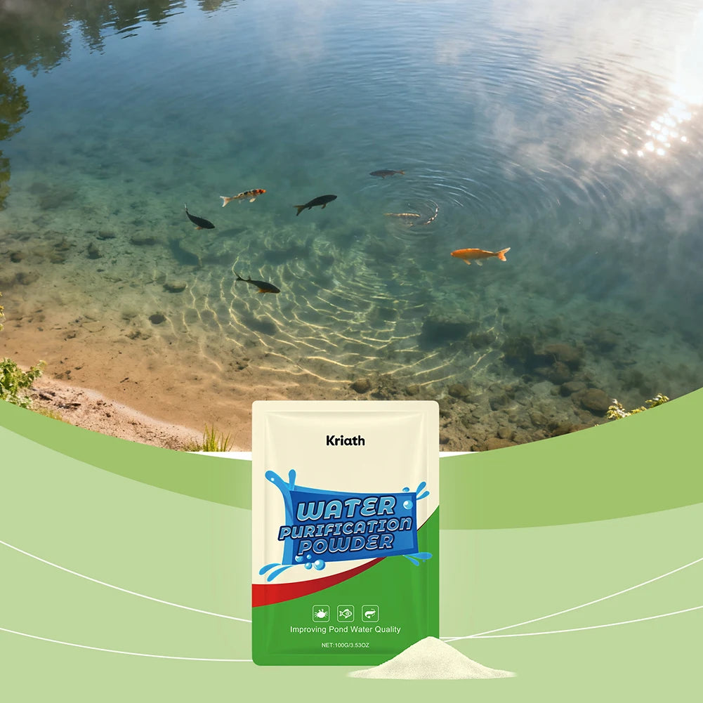 Organic-pond Maintenance Powder For Health Fish Safe For Fish, Plant Serene-Garden Pond-Oasis