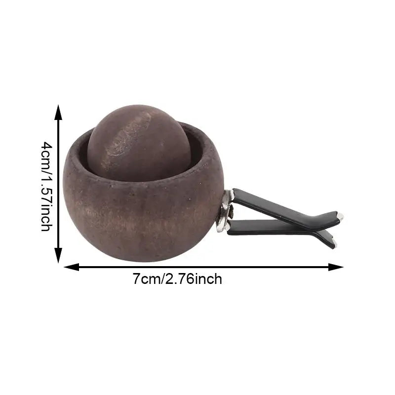 Wooden Car & Home Essential Oil Diffuser - Made Of Wood Natural Fragrance Diffuser Suitable For Bedroom Living Room Auto Decor